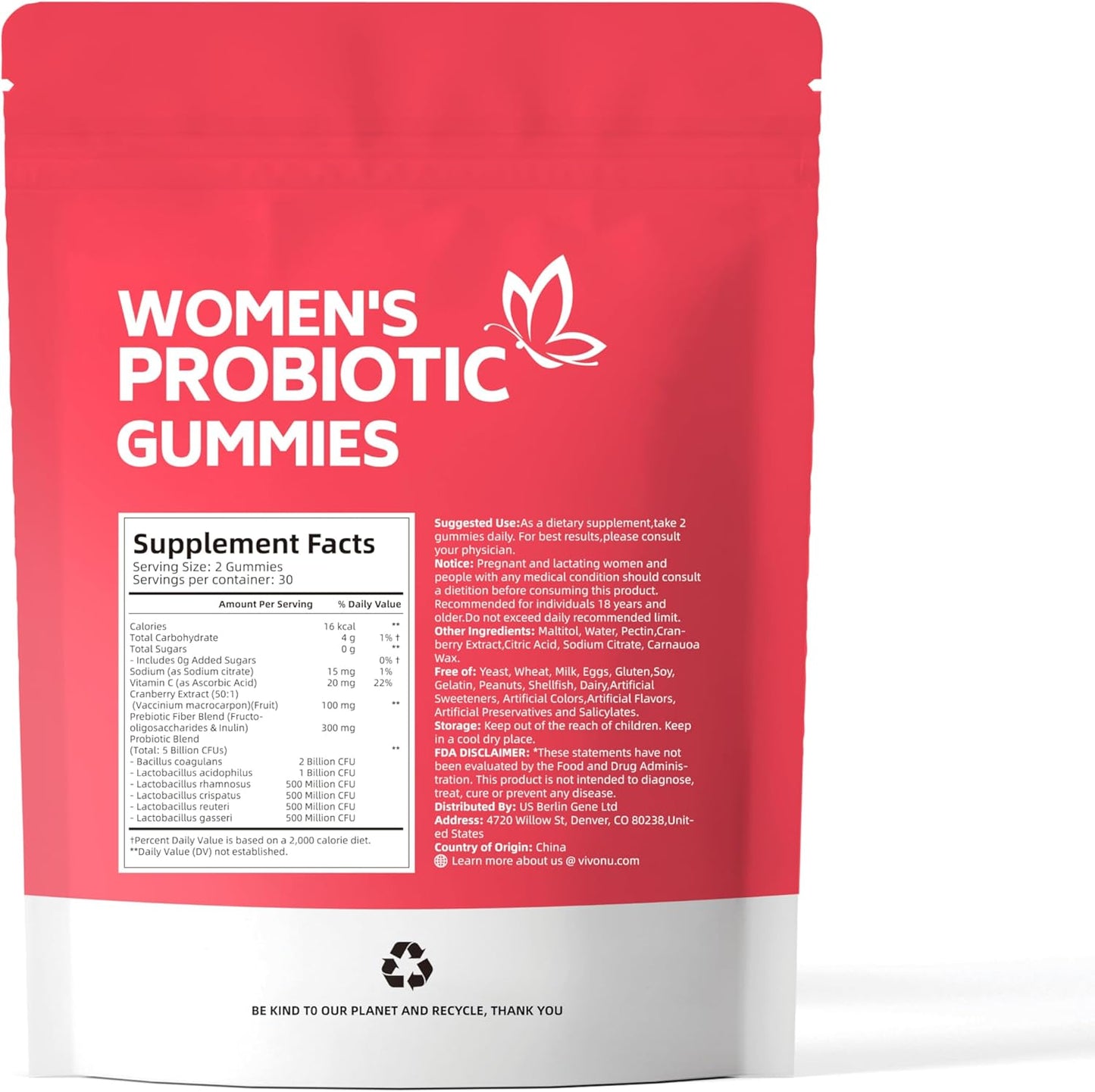 women's probiotic gummies