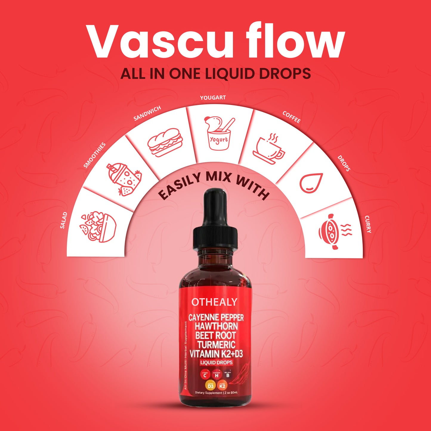 Cayenne Pepper Drops - natural cardiovascular & performance enhancer