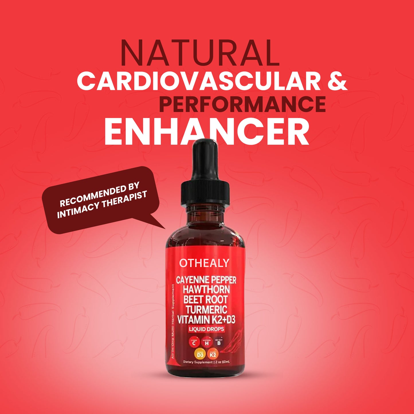 Cayenne Pepper Drops - natural cardiovascular & performance enhancer